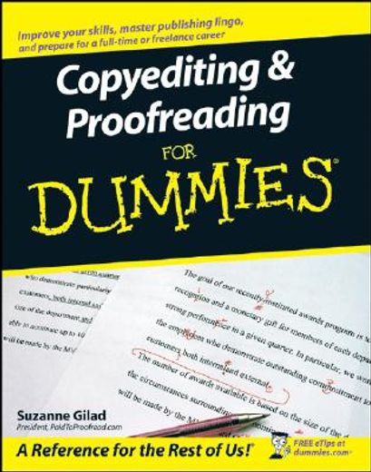 copyediting & proofreading for dummies (en Inglés)