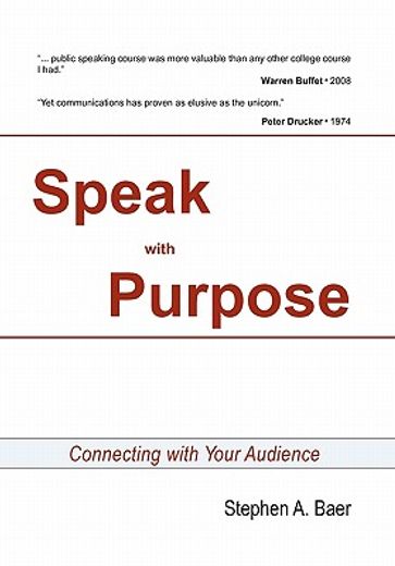 speak with purpose,connecting with your audience
