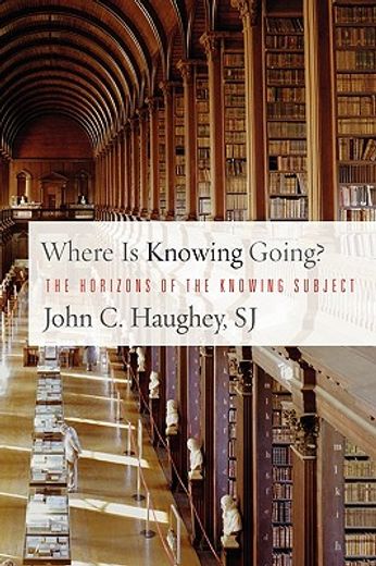 where is knowing going?,the horizons of the knowing subject