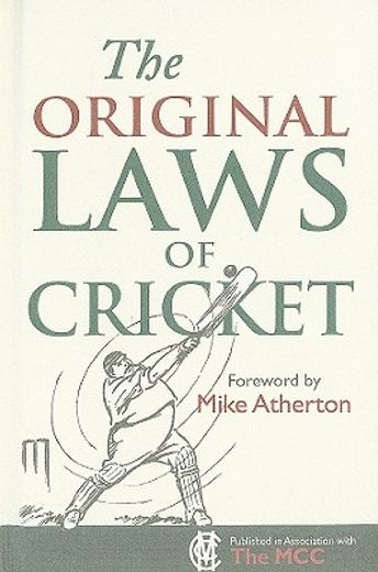 The Original Laws of Cricket (in English)
