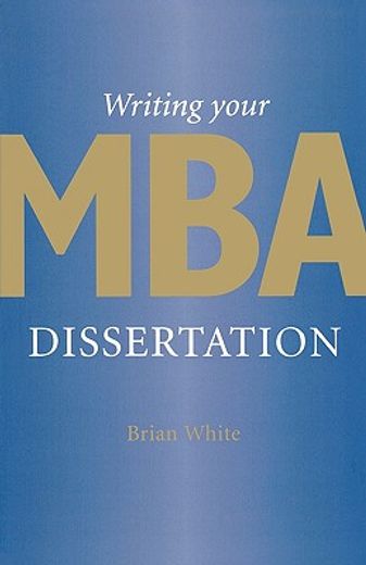 writing your mba dissertation