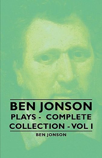 ben jonson plays,in two volumes (en Inglés)