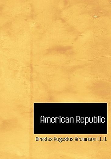 american republic (large print edition)