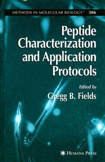 peptide characterization and application protocols
