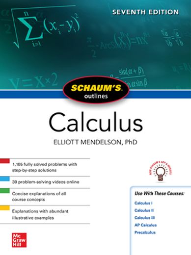 Schaum's Outline of Calculus, Seventh Edition (Schaum's Outlines)
