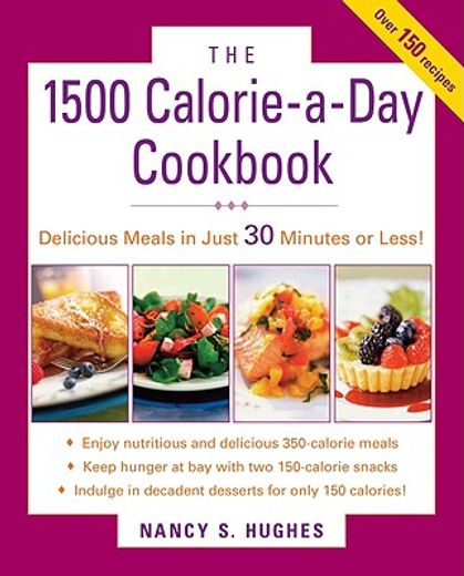 the 1500-calorie-a-day cookbook (in English)