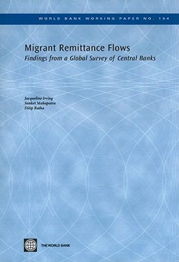 migrant remittance flows,findings from a global survey of central banks