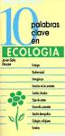 10 palabras claves en ecologia (in Spanish)