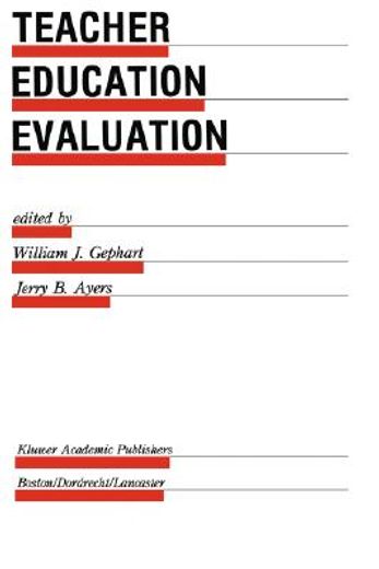 teacher education evaluation (en Inglés)