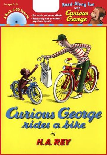 curious george rides a bike book (in English)