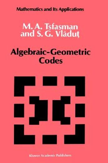 algebraic-geometric codes (en Inglés)
