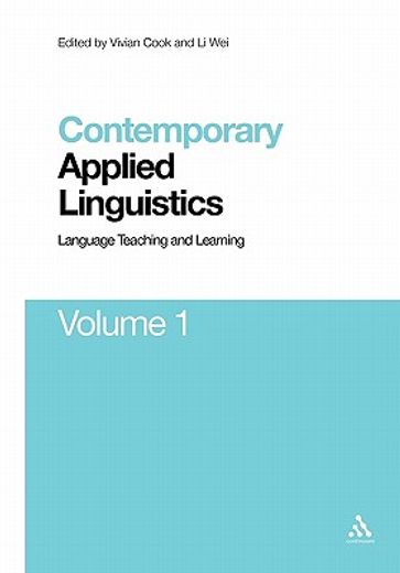 contemporary applied linguistics,language teaching and learning