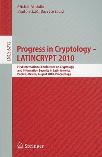 progress in cryptology,latincrypt 2010