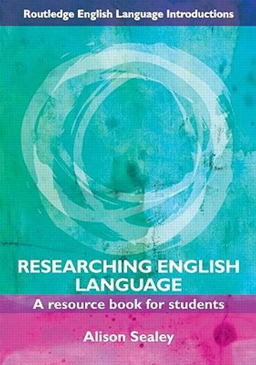 researching english language,a resource book for students