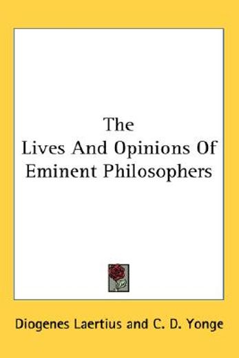 the lives and opinions of eminent philosophers