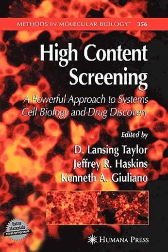 high content screening,a powerful approach to systems cell biology and drug discovery