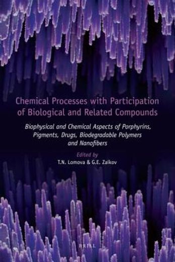 chemical processes with participation of biological and related compounds,biophysical and -chemical aspects of porphyrins, pigments, drugs, biodegradable polymers and nanofib