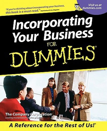incorporating your business for dummies (in English)