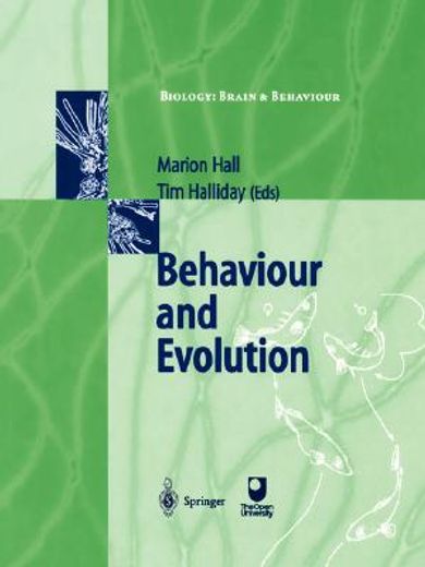 behaviour and evolution, 314pp, 1998