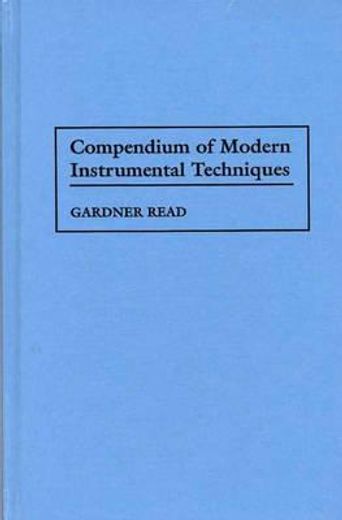 compendium of modern instrumental techniques
