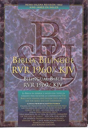 biblia bilingue rvr 1960/kjv,bilingual bible rvr 1960/kjv