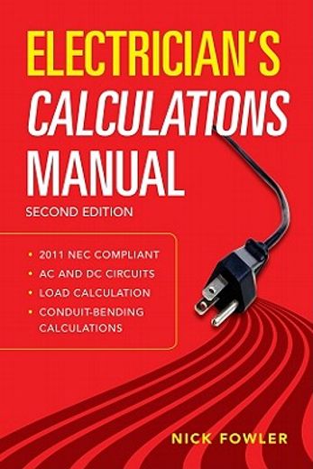 electrician`s calculations manual (en Inglés)