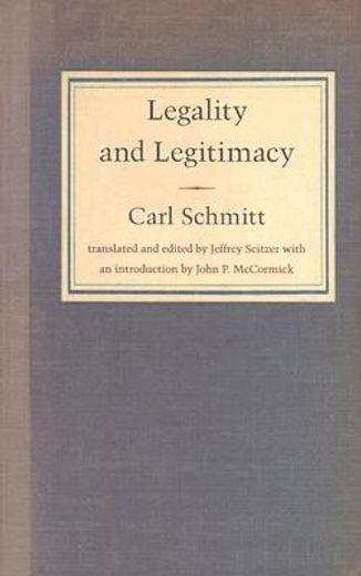 legality and legitimacy