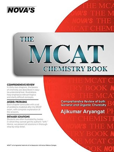 the mcat chemistry book,a comprehensive review of general chemistry and organic chemistry for the medical college admission