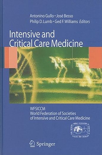 intensive and critical care medicine,world federation of societies of intensive and critical care medicine (en Inglés)