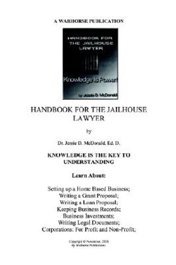 handbook for jailhouse lawyers (en Inglés)