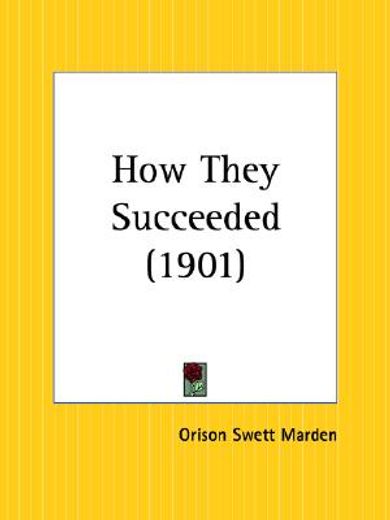 how they succeeded (en Inglés)