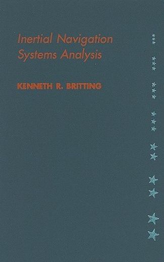 inertial navigation systems analysis (en Inglés)