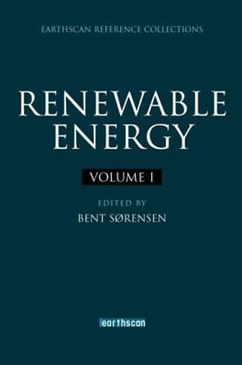Renewable Energy: Four Volume Set (en Inglés)