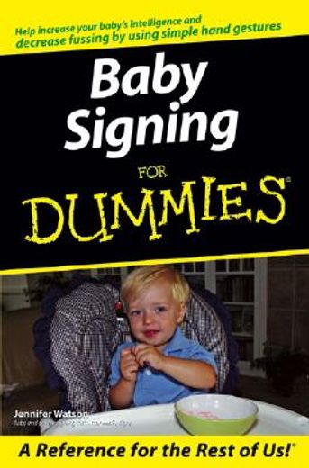 baby signing for dummies (en Inglés)