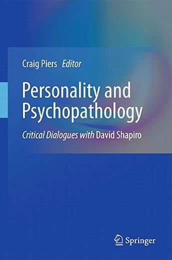 personality and psychopathology (en Inglés)