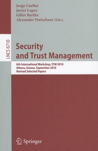 security and trust management (en Inglés)