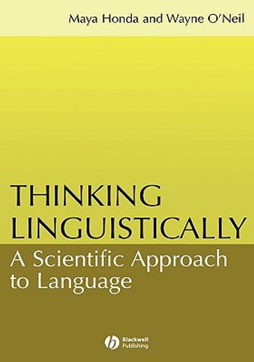 thinking linguistically,a scientific approach to language