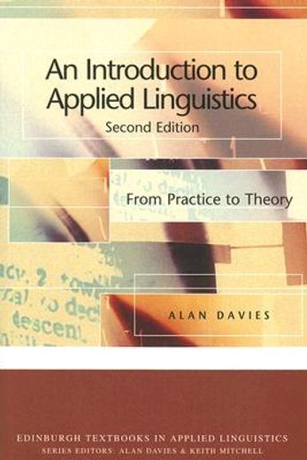 an introduction to applied linguistics,from practice to theory