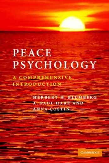peace psychology,a comprehensive introduction