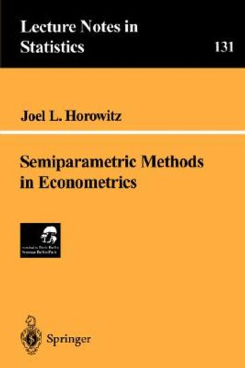 semiparametric methods in econometrics