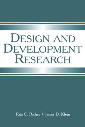 design and development research,methods, strategies, and issues