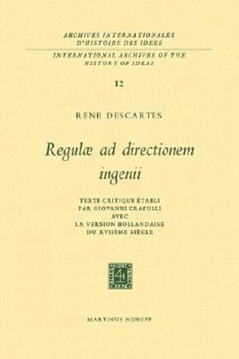 regulae ad directionem ingenii (en Inglés)