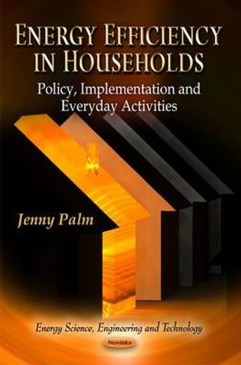 energy efficiency in households,policy, implementation and everyday activities