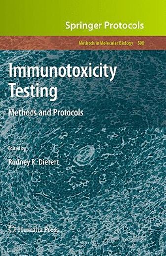 immunotoxicity testing,methods and protocols