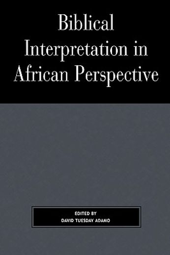 biblical interpretation in african perspective