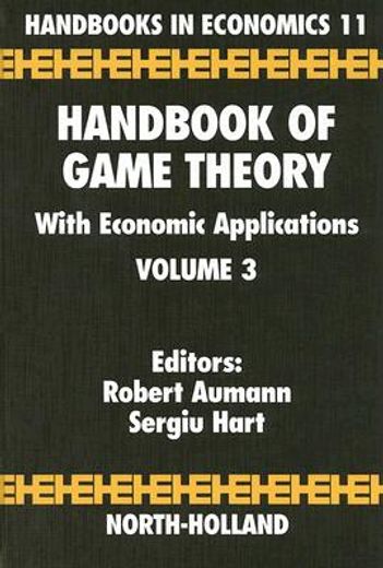handbook of game theory with economic applications