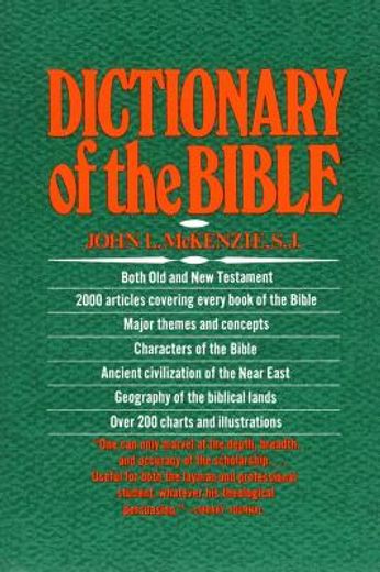 dictionary of the bible (en Inglés)