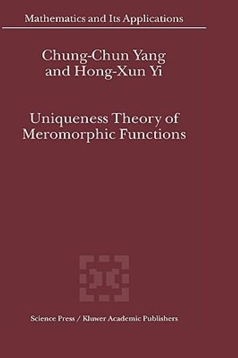 uniqueness theory of meromorphic functions