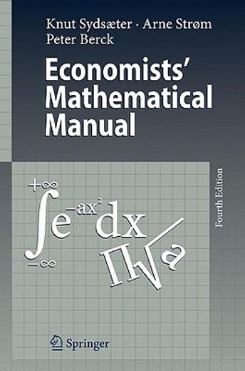 economists´ mathematical manual (en Inglés)
