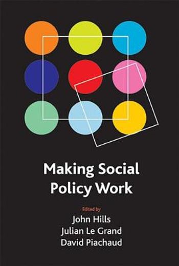 making social policy work,essays in honour of howard glennerster